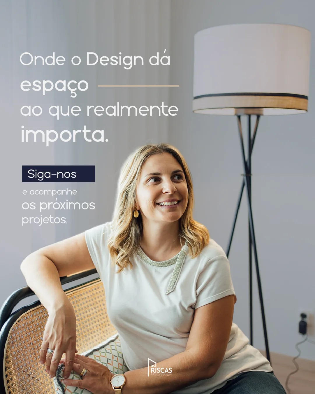 Capa do projeto de branding Às Riscas