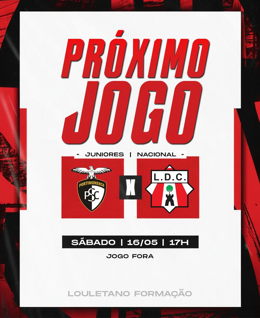 Criativo de anúncio de jogo do Louletano Formação
