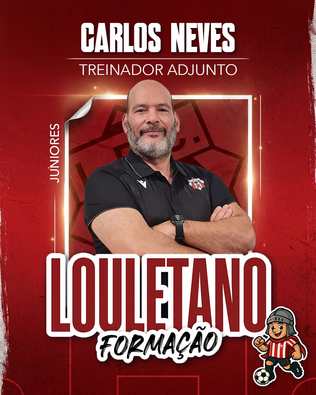 Post de destaque de treinador do Louletano Formação